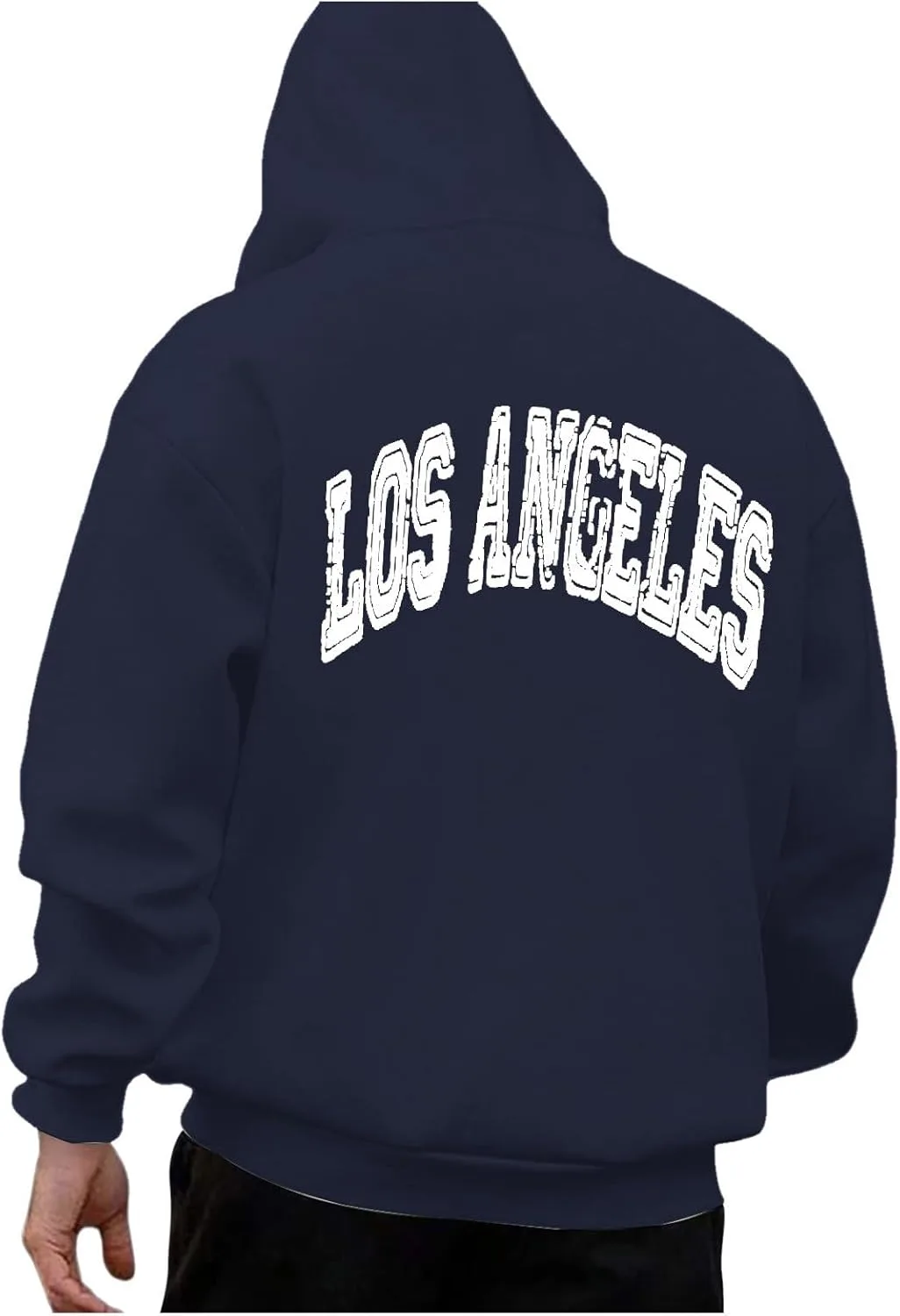Толстовка с капюшоном Los Angeles California, аниме, свободного кроя, винтажная
