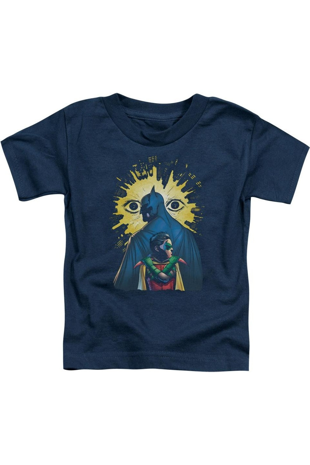 

Футболка с коротким рукавом Batman Watchers для малышей Gildan, темно-синий