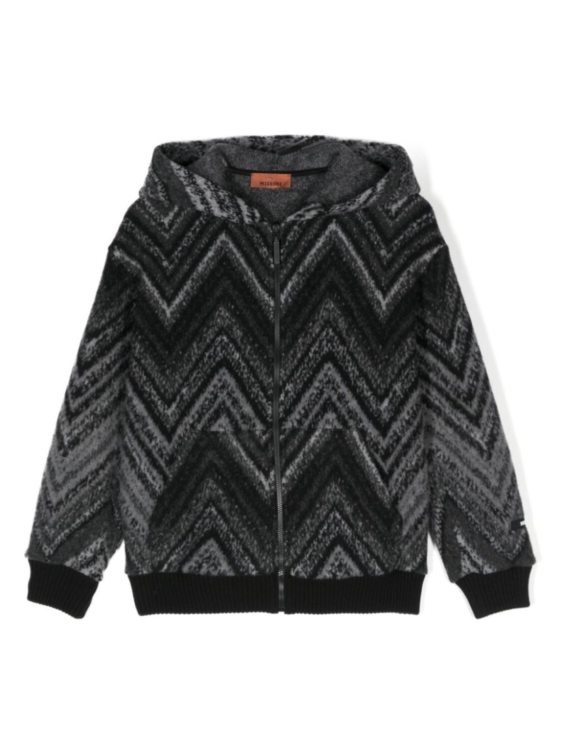 

Missoni Kids куртка с шевронным принтом, черный