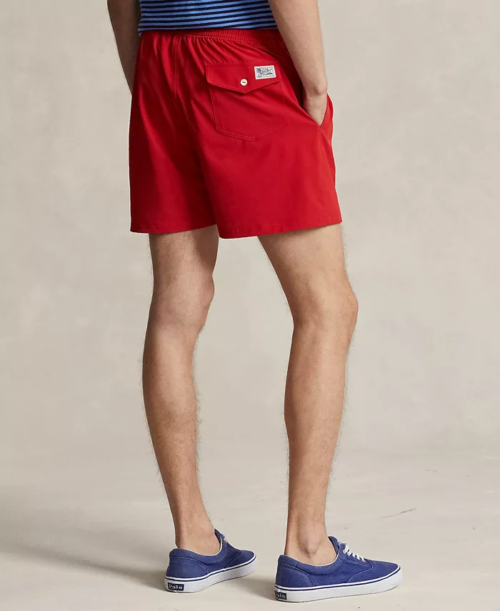Мужские плавки Traveler Classic длиной 14,5 см Polo Ralph Lauren, красный — фото 3