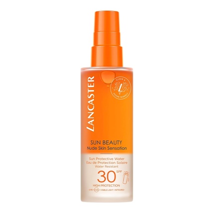 

Солнцезащитный крем Sun B Sunscreen Water SPF 30 с ультралегкой освежающей текстурой Lancaster