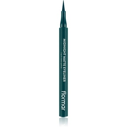 

Подводка для глаз Midnight Matte Eyeliner в зеленом цвете - 1 мл Flormar