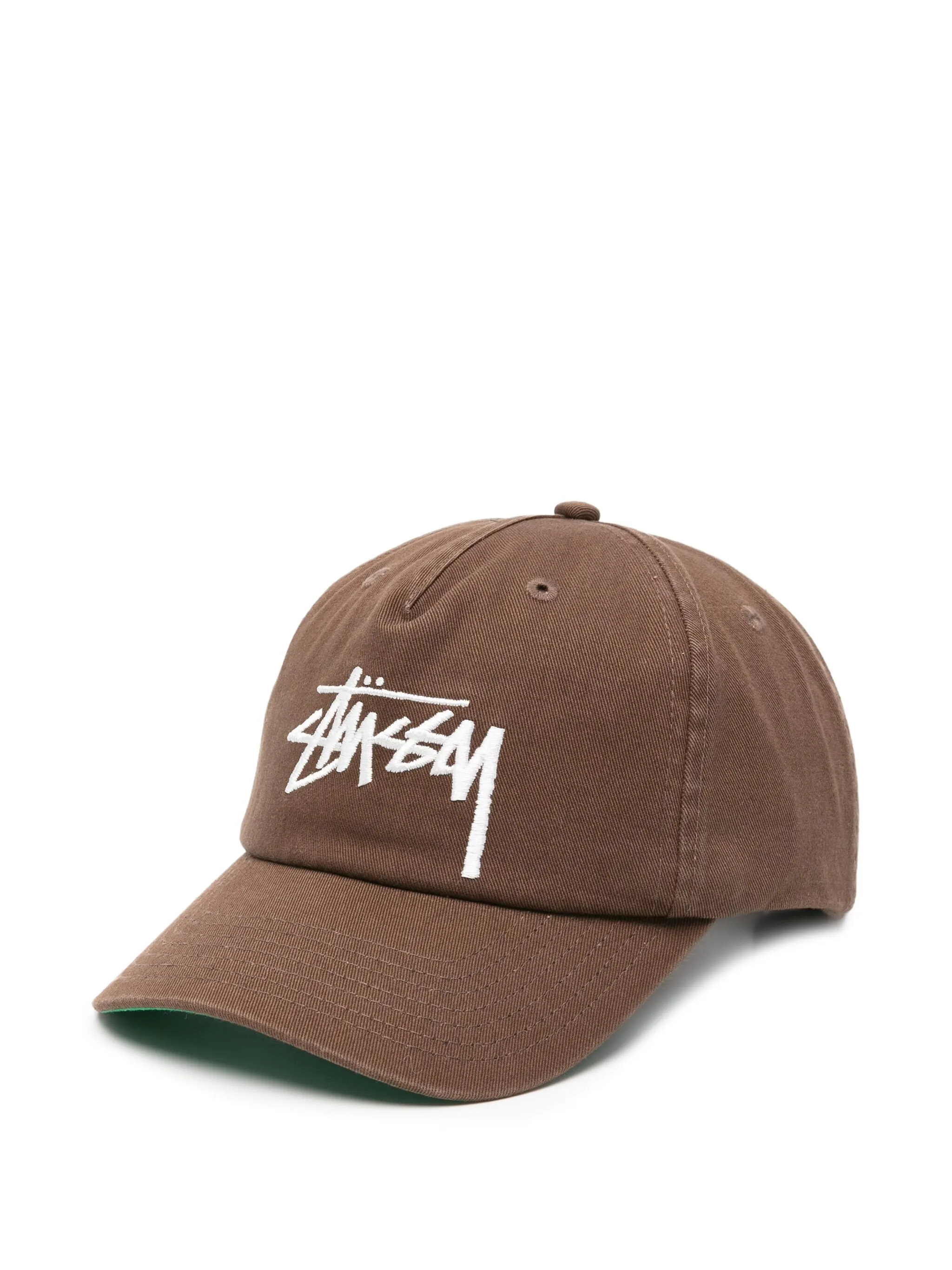 

Кепка с вышитым логотипом Stüssy, коричневый