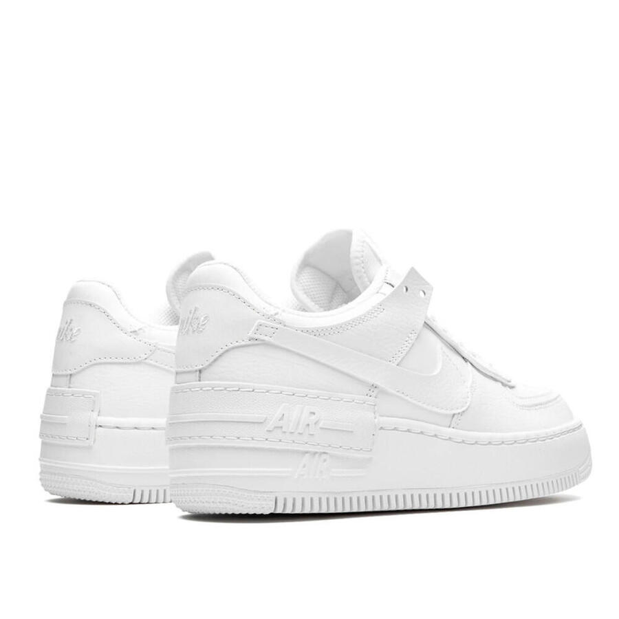 NIKE Кроссовки Air Force 1 Shadow Triple White — фото 4