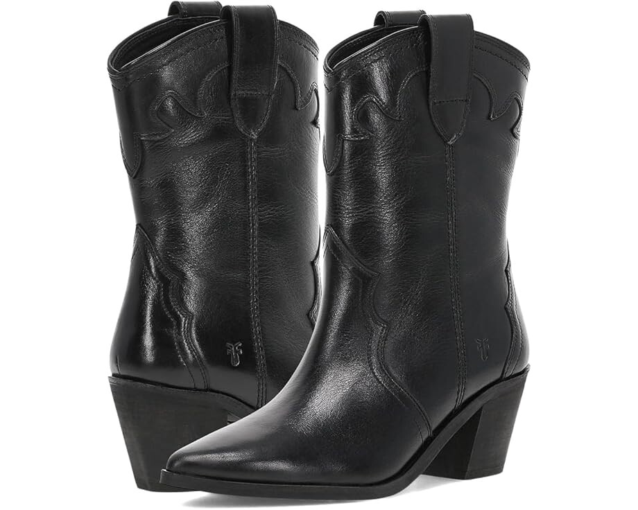 Ботинки Frye Sara Western Short, черный