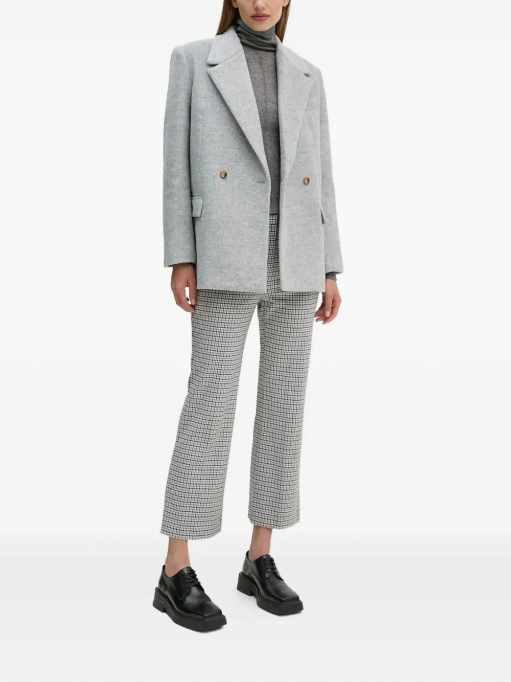 

Свитер с воротником-стойкой Eve Day Birger Et Mikkelsen, серый