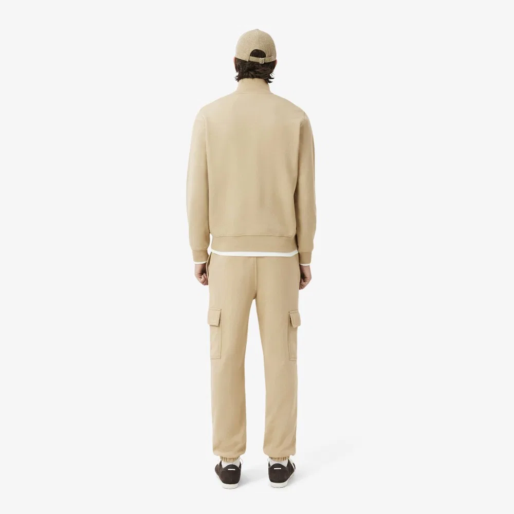 Мужские бежевые спортивные брюки карго от Lacoste — фото 3