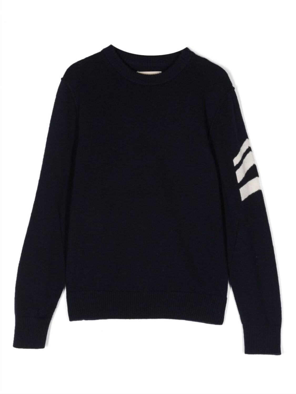 

Zadig & Voltaire Kids джемпер тонкой вязки с отделкой в полоску, синий