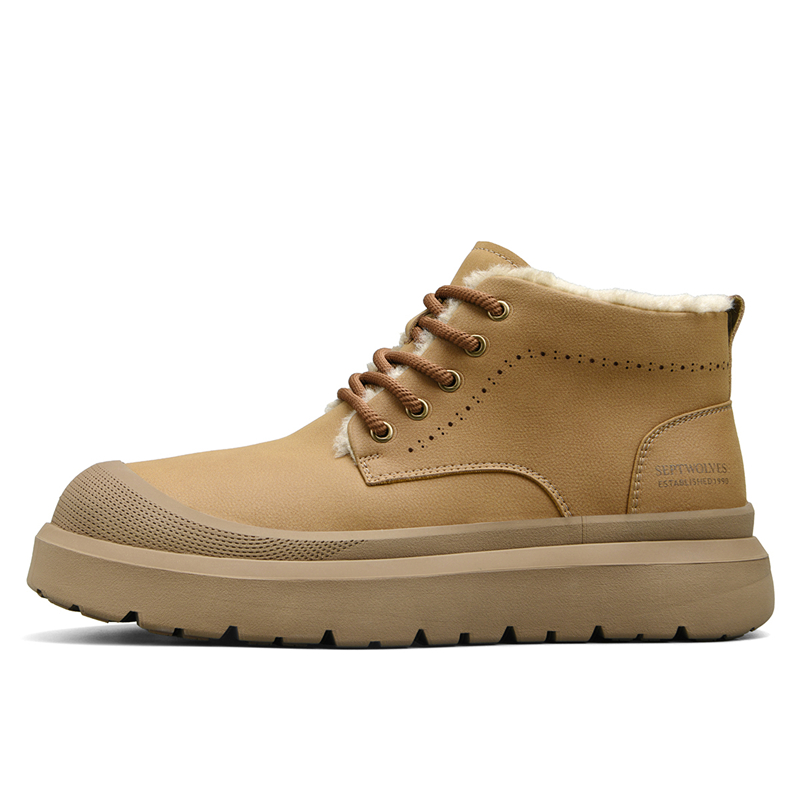 

Короткие мужские ботинки Martin SEPTWOLVES, Khaki (Standard Leather Shoe Size)