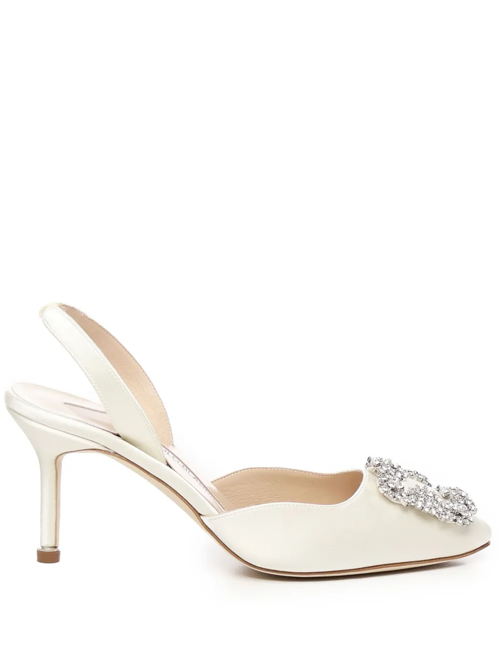 Туфли Hangisli 70 Manolo Blahnik, белый
