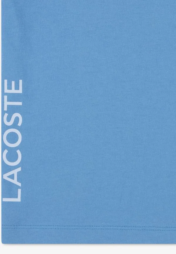 Футболка с принтом в стиле колорблок Lacoste, Turquin — фото 4