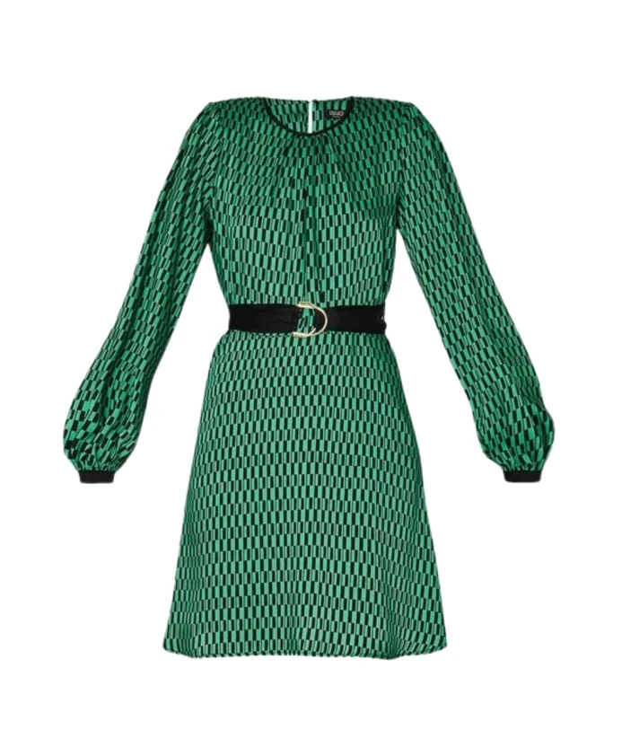 

Зеленое классическое платье Liu Jo, зеленый