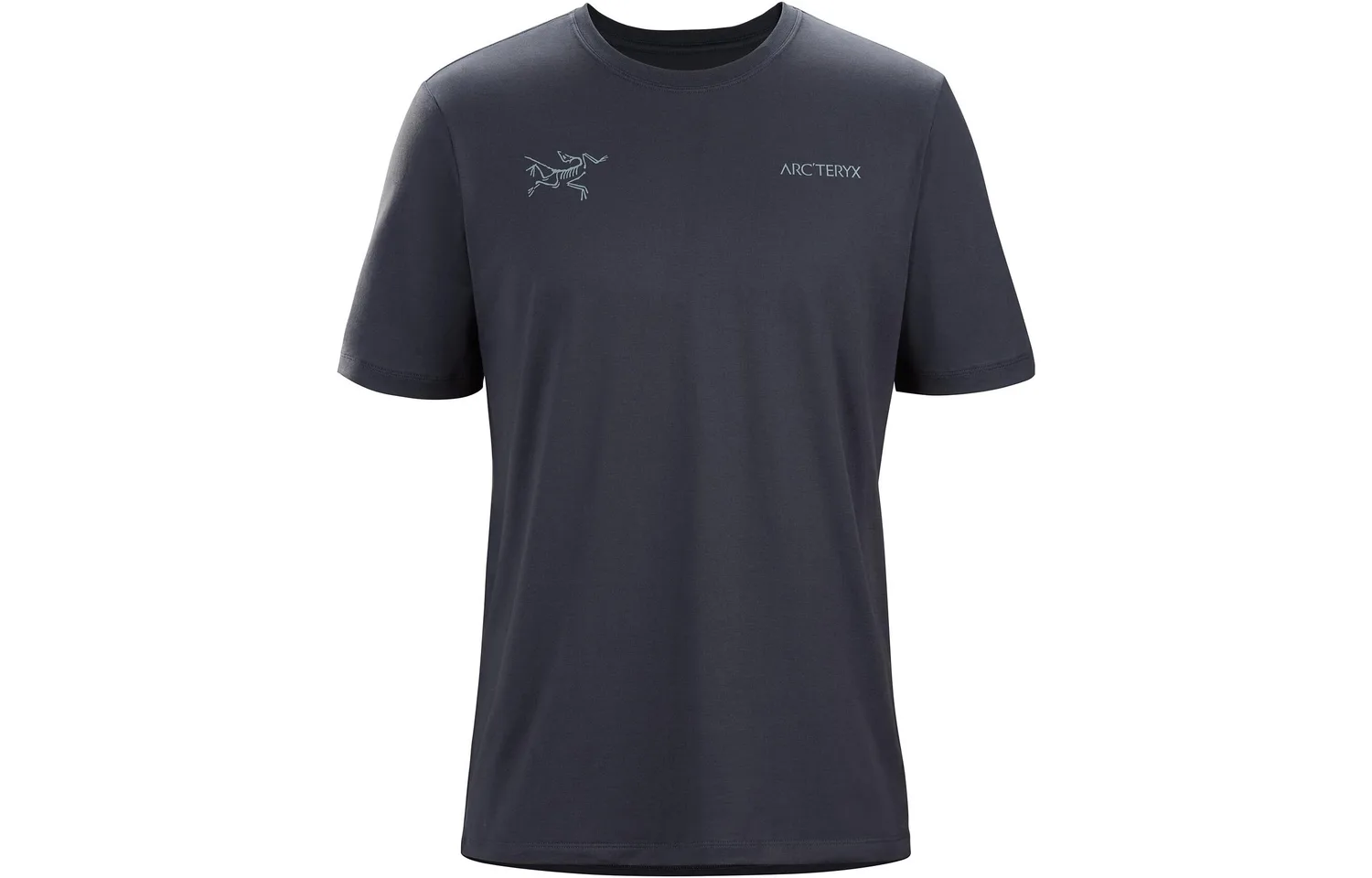 Мужская футболка с логотипом Split SS в ретро-стиле Arcteryx, Black Sapphire/Black Sapphire