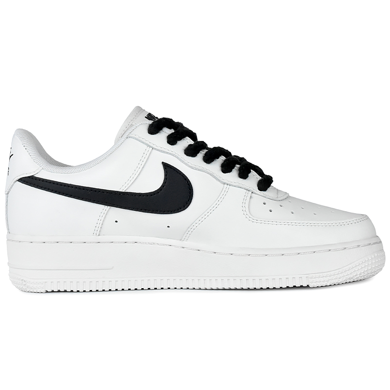 Кроссовки Nike Air Force 1 износостойкие и легкие низкие для скейтбординга унисекс черно-белые черно-белые в подарочной коробке, цвет Black White-Gift Box 3 — фото 3