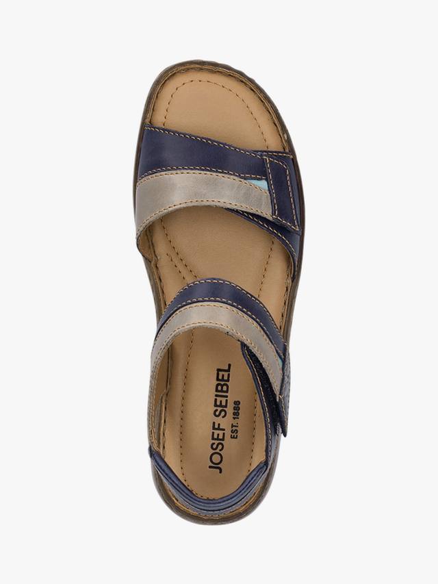 Debra 19 двухцветные кожаные сандалии Josef Seibel, Blue Indigo — фото 4