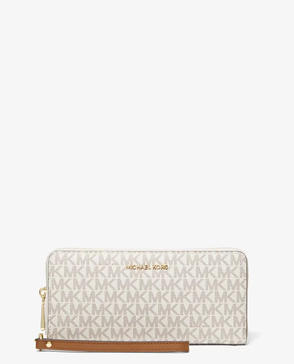 

Большой женский кошелек с логотипом Michael Michael Kors, цвет Natural