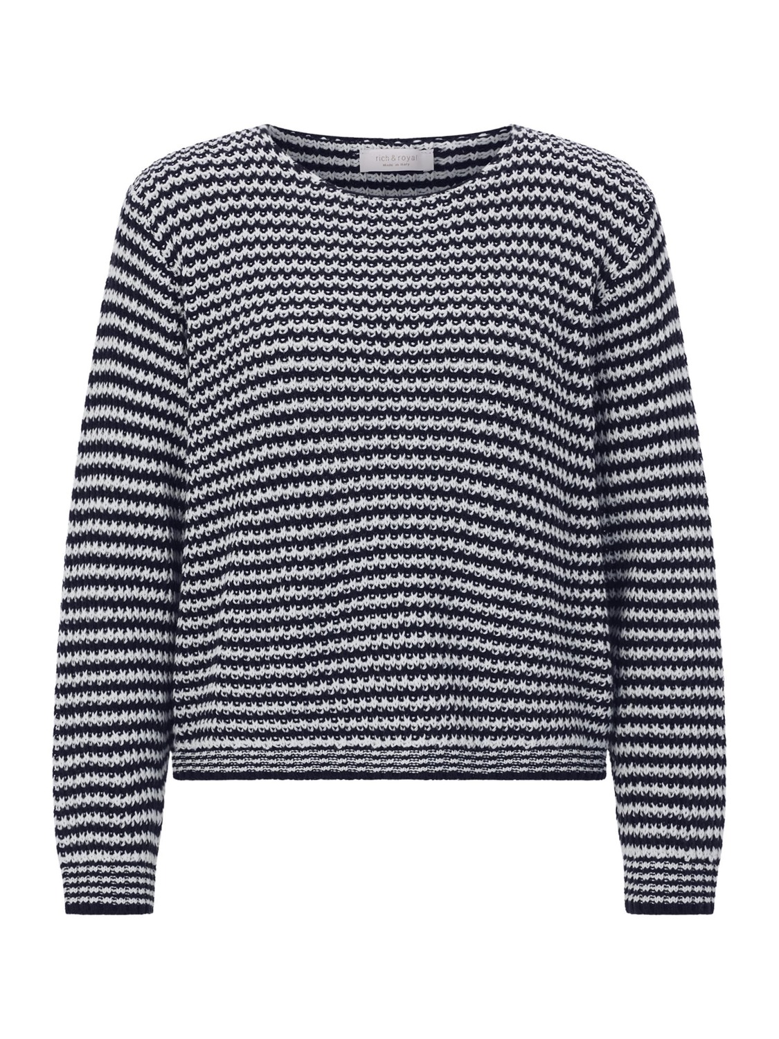 

Rich & Royal Свитер в цвете Marine Blue, White