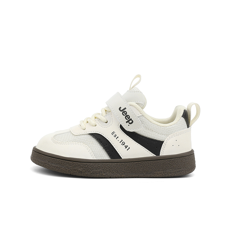 Jeep Кроссовки для скейтбординга Spring Morning 20 Low top Ecru/Black детские