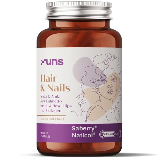 

Uns, Hair & Nails 90 растительных капсул