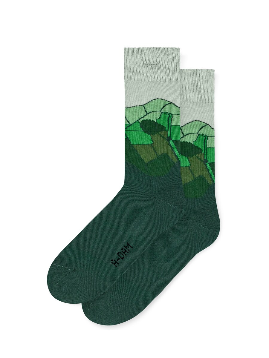 

Носки A-dam, цвет Green/Light green/Dark green
