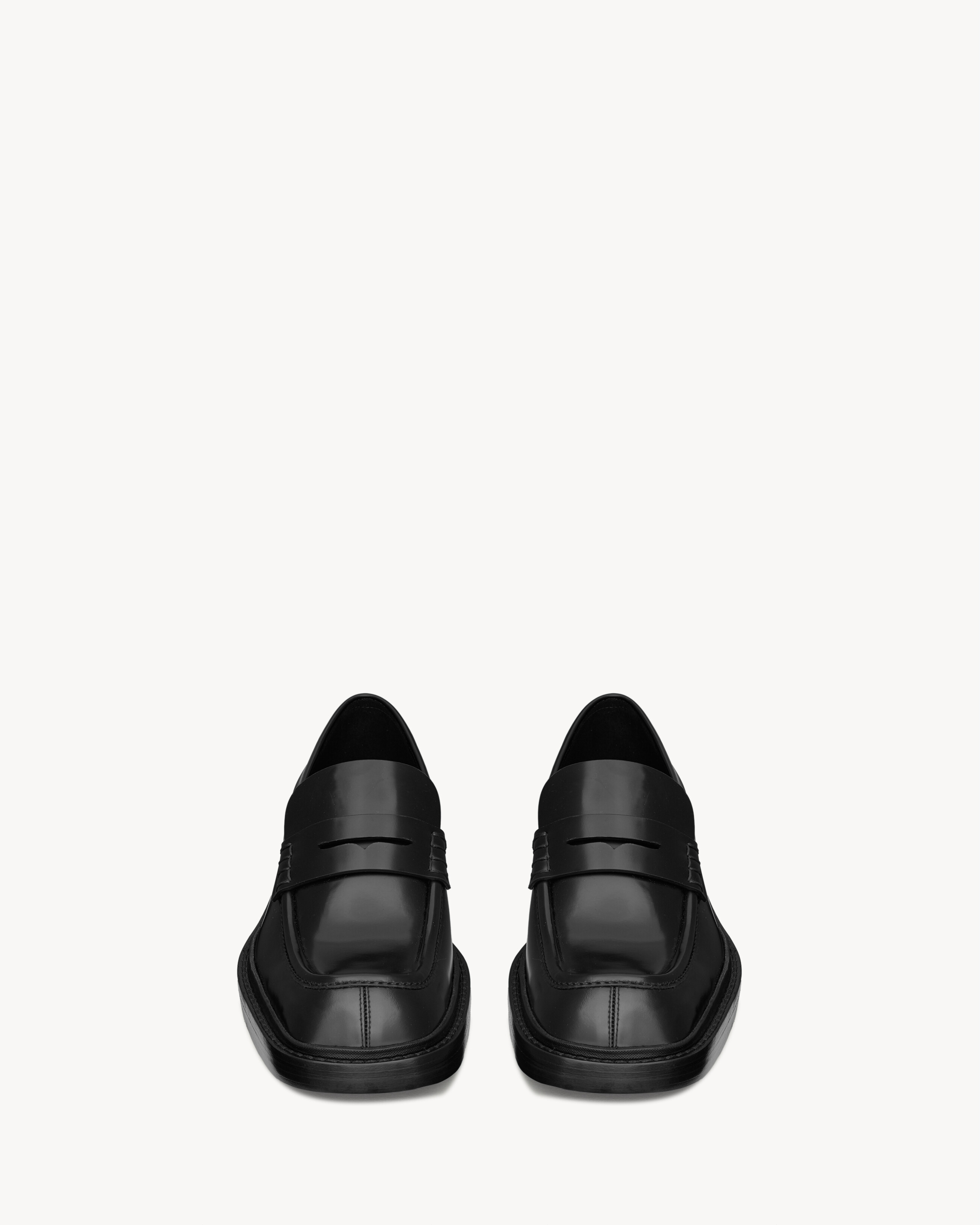 Лоферы HARVEY из гладкой кожи Saint Laurent, черный — фото 2