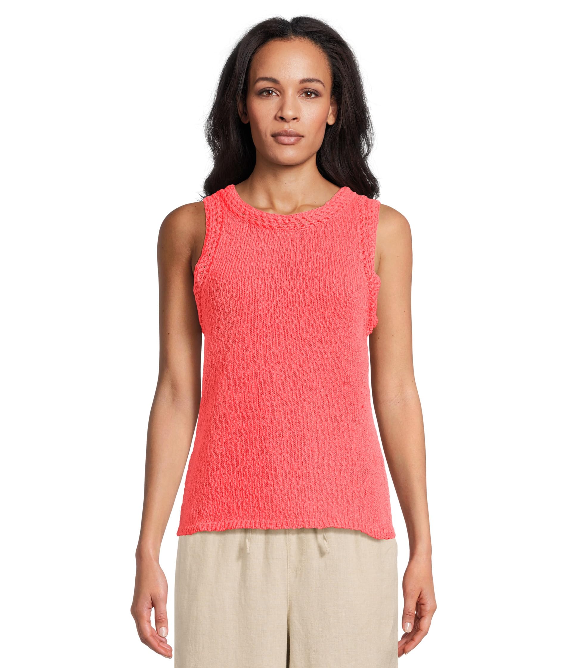

Топ Tommy Bahama Crochet Edge Tank, Melon Berry