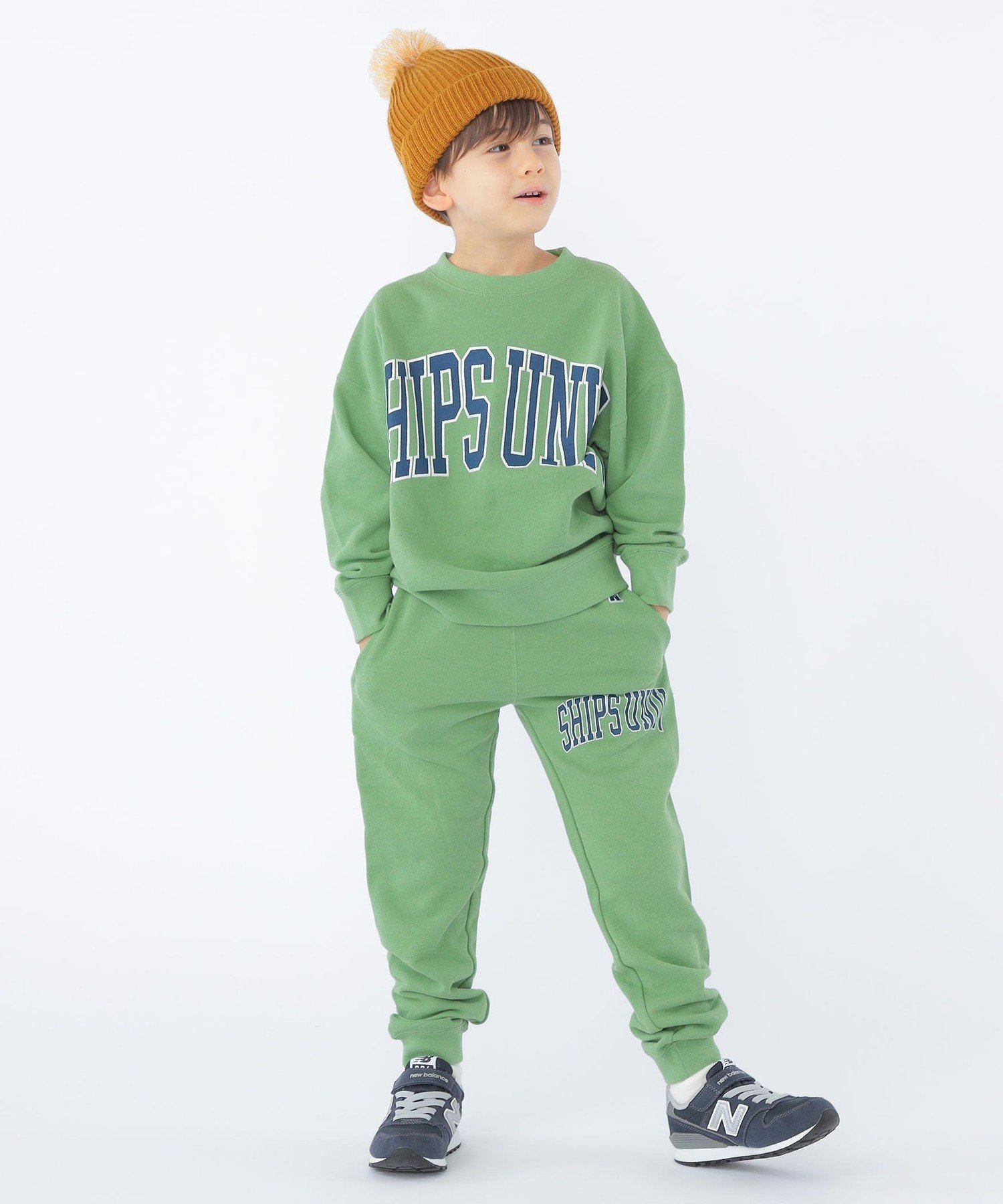 Спортивные брюки RUSSELL: 100-130 см SHIPS KIDS, Green — фото 3