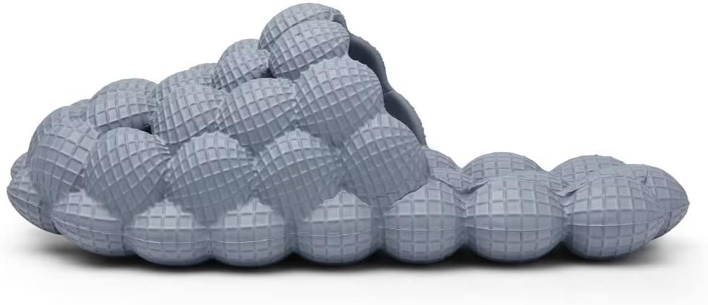 

Детские шлепанцы Cheval унисекс с пузырьками, массажные тапочки в виде мячей для гольфа, забавные тапочки с пузырьками в форме личи для спа, спальни, спортзала, душа, пляжа, ванны, синий