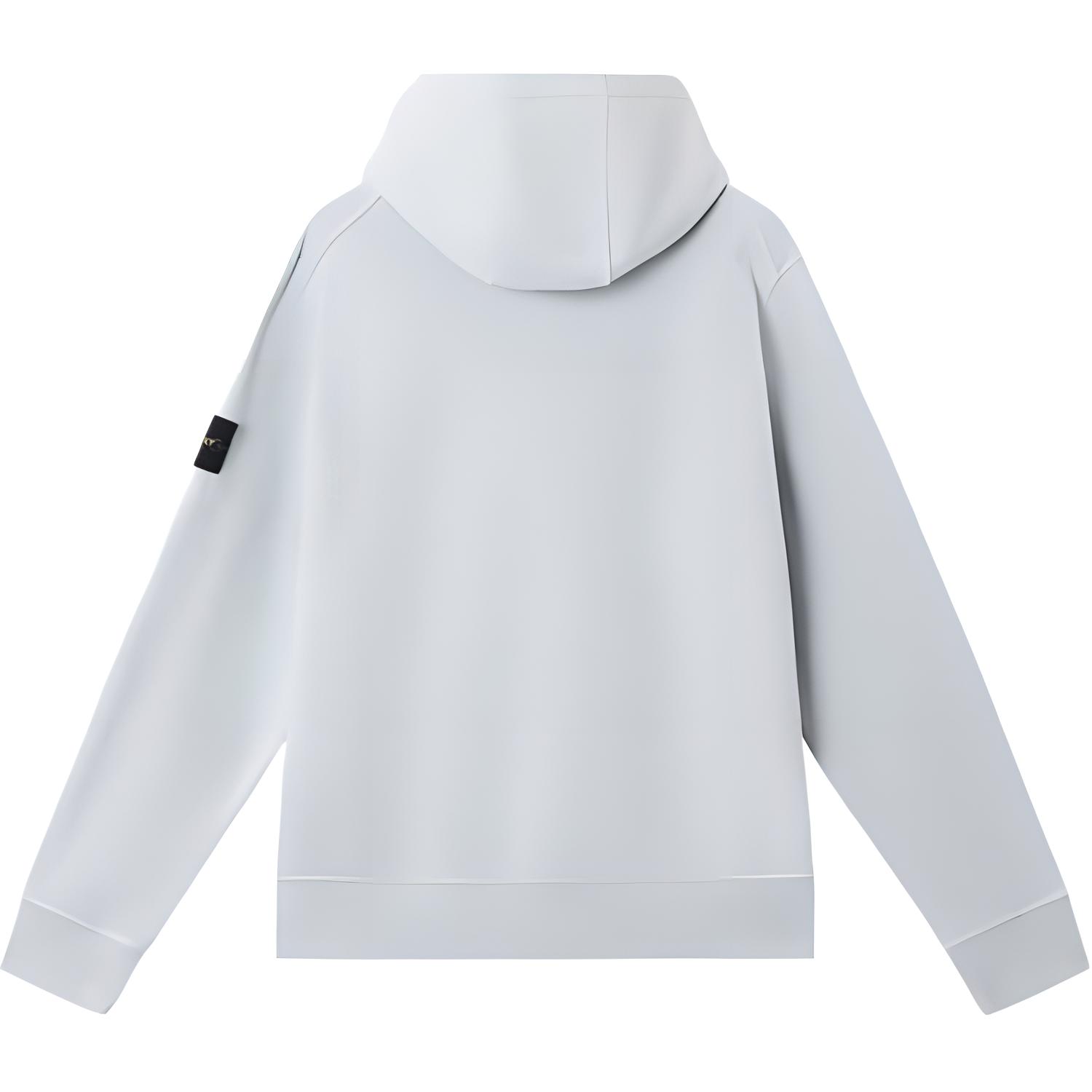 Толстовка с капюшоном и нашивкой в виде компаса Stone Island, sky синий — фото 4
