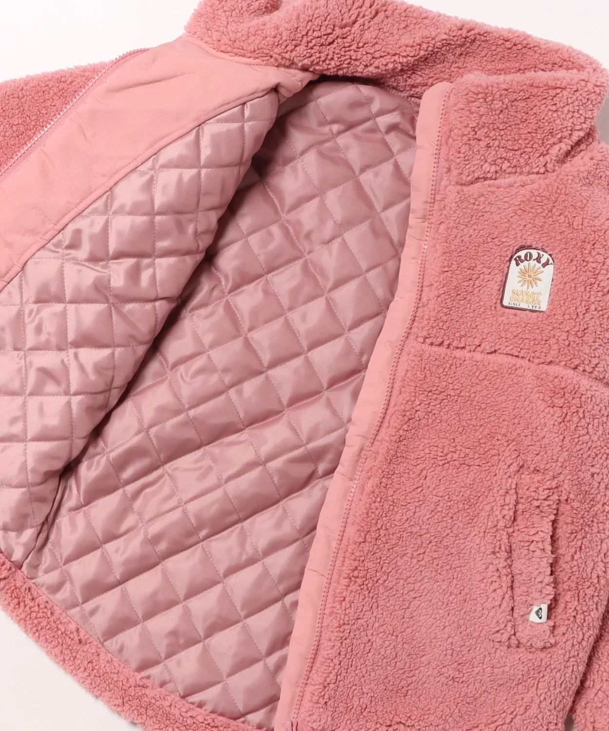 Куртка детская Roxy Mini Bellis Boa Jac зелёная — фото 3