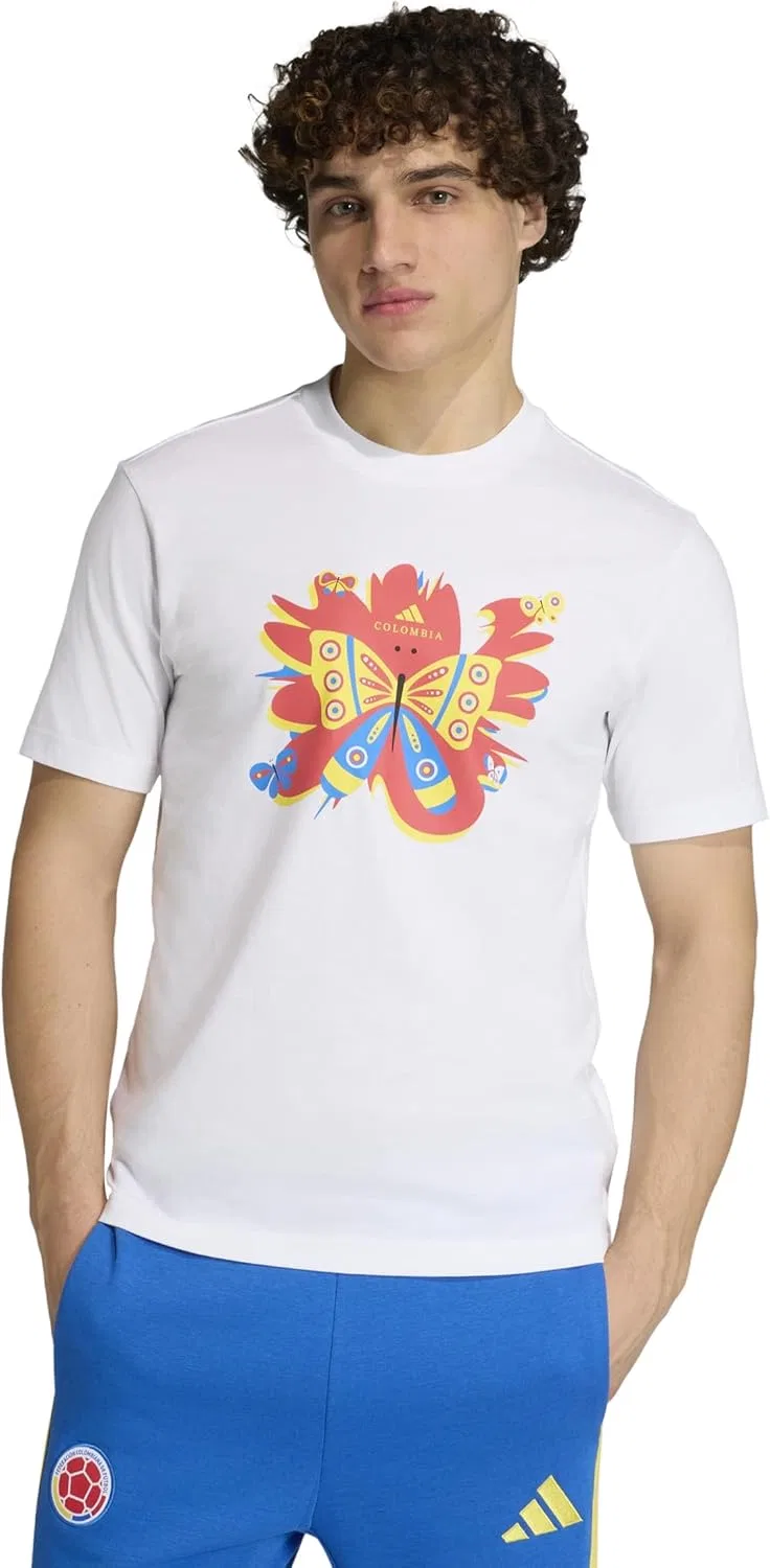 Футболка adidas Colombia Alphaskin, белый