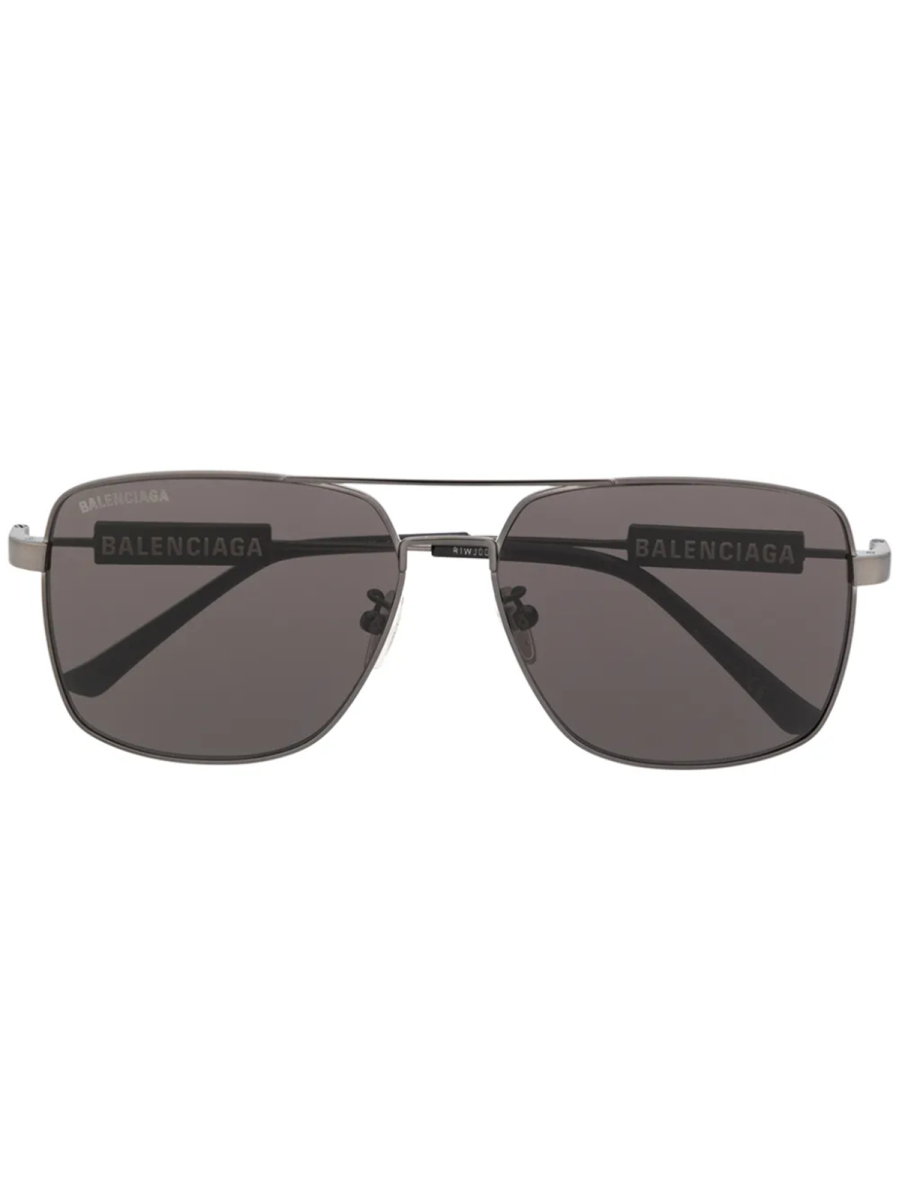 

Balenciaga Eyewear солнцезащитные очки в квадратной оправе с логотипом, черный