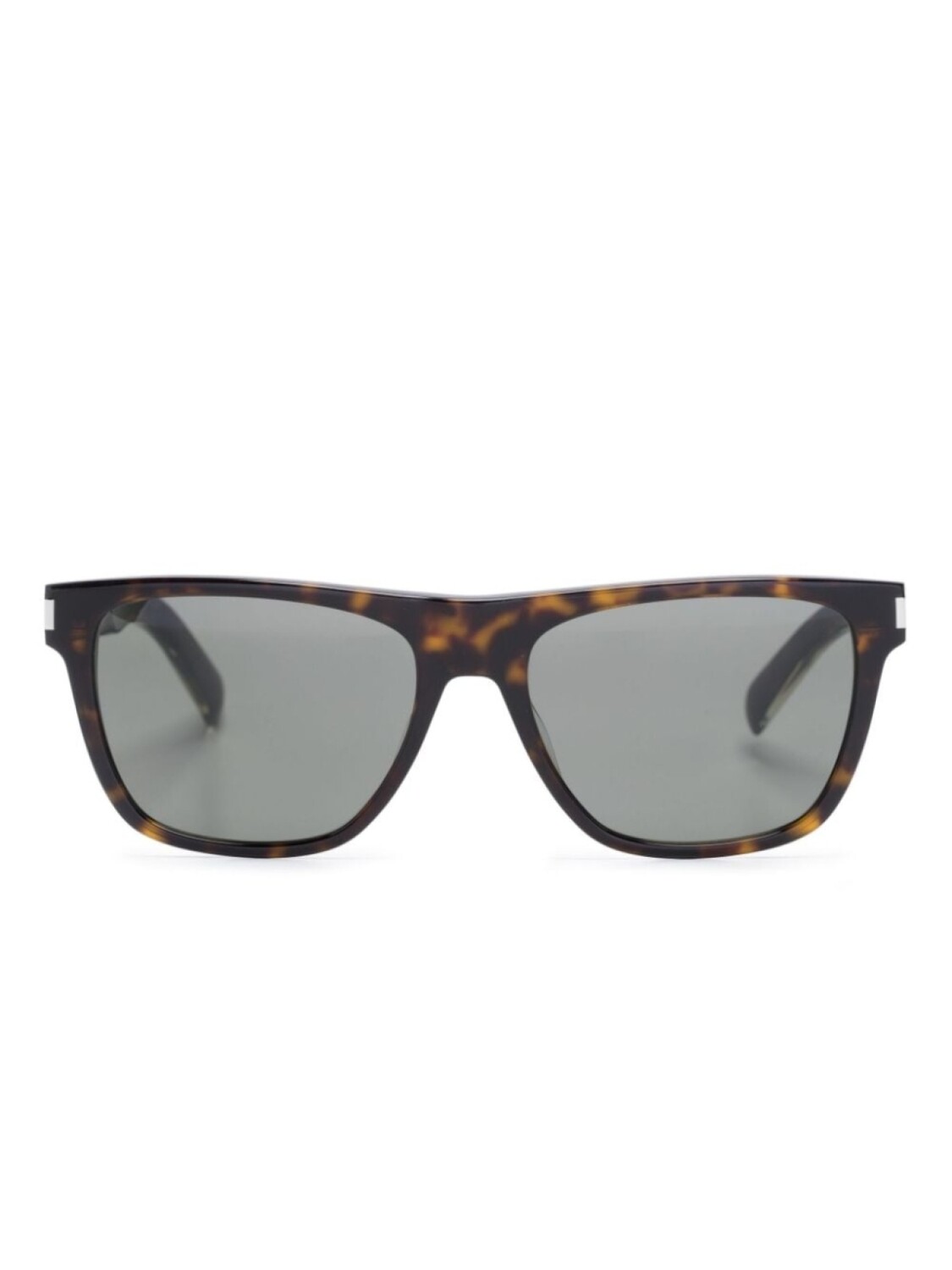 

Saint Laurent Eyewear солнцезащитные очки в квадратной оправе, коричневый