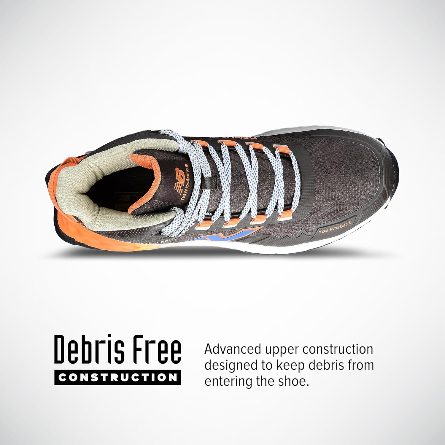 Мужские рабочие кроссовки New Balance Composite Toe Cremorne Fresh Foam, коричневый — фото 3