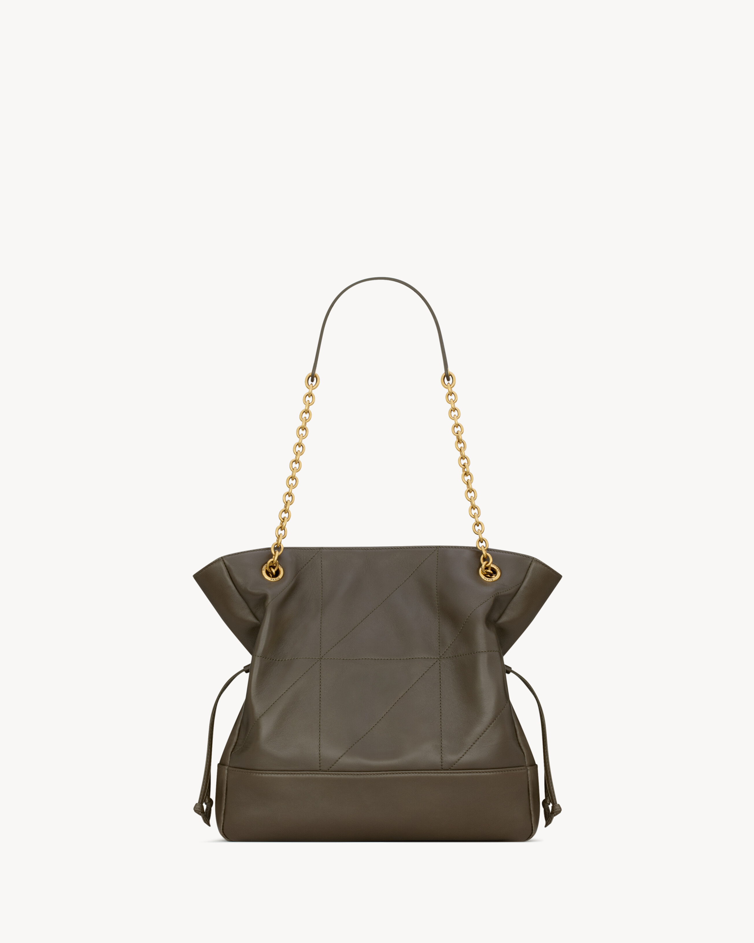 Маленькая сумка JAMIE SHOPPING из овечьей кожи Saint Laurent, коричневый — фото 2