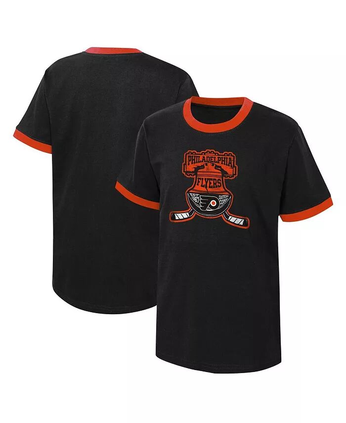 

Футболка Big Boys Black Distressed Philadelphia Flyers Ice City Outerstuff