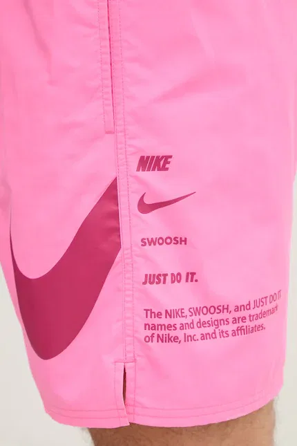 Шорты для плавания с эластичным поясом Nike, розовый — фото 4
