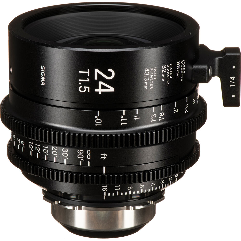 

Высокоскоростные кинообъективы Sigma 24 мм T1.5 FF с технологией /i (крепление PL, ножки)