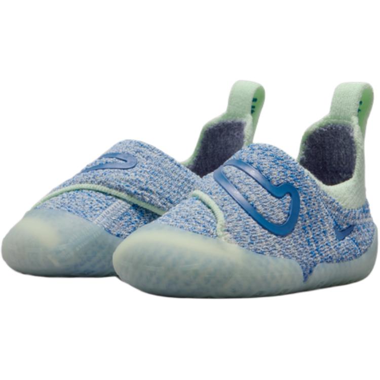 Nike Swoosh 1 Low top Toddler Shoes Blue Infant And Toddler — фото 4