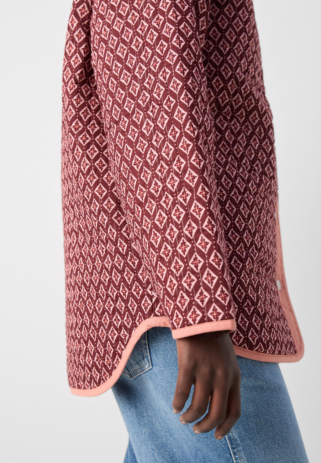 

Короткое пальто REVERSIBLE BLOCKPRINT JACKET Scotch & Soda, бордовый