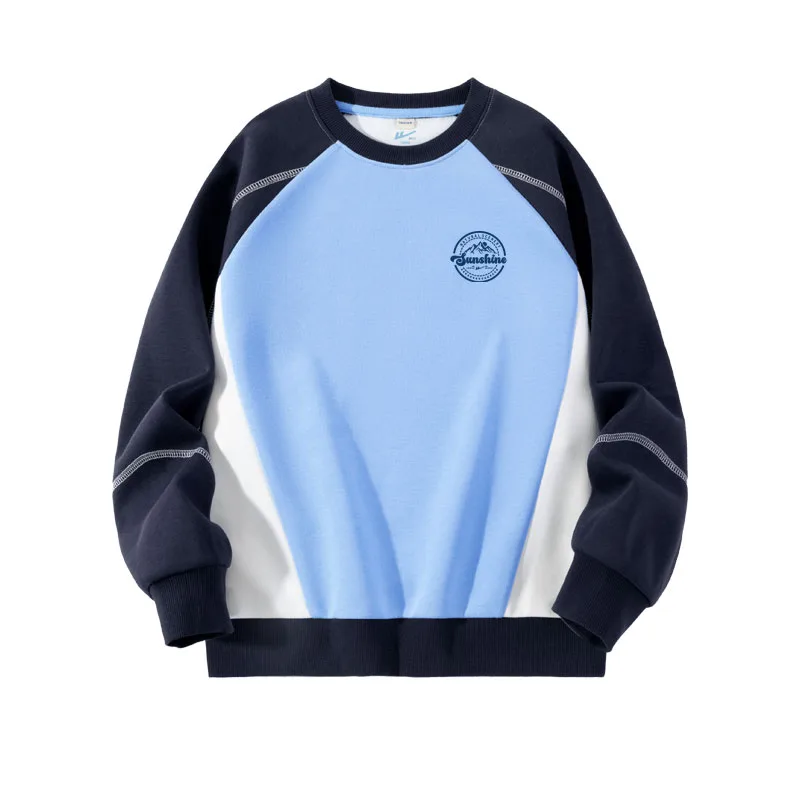 Детский свитшот с круглым вырезом WARRIOR, Sky Blue/Mountain Round K