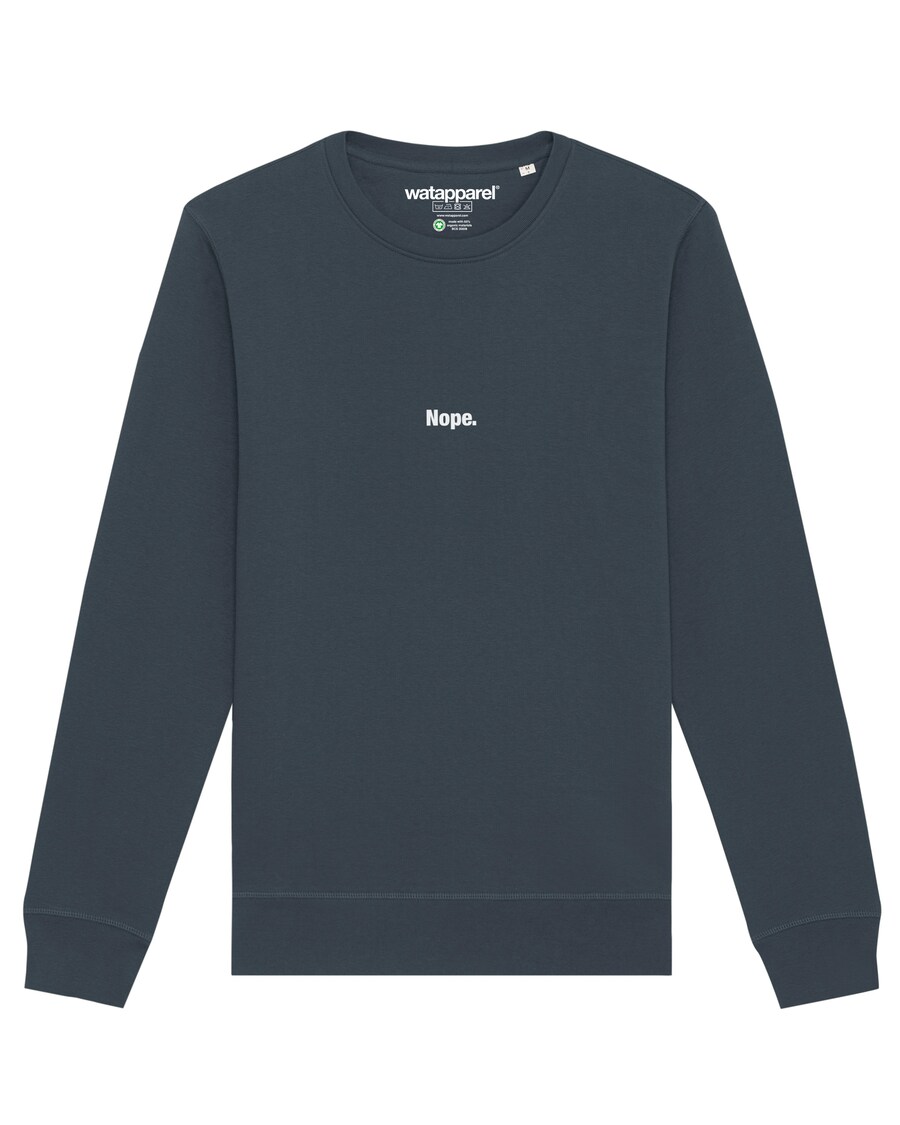 

Свитер Watapparel Sweatshirt Nope, антрацит