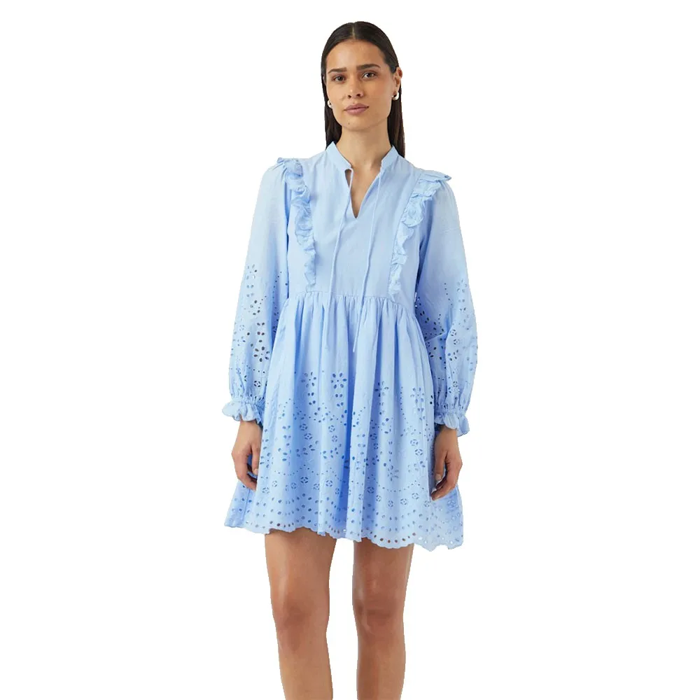 

Платье Yas Luma long sleeve short, синий