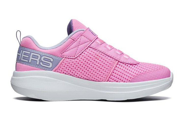 Детские кроссовки серии GO RUN GS Low-top розового/фиолетового цвета Skechers — фото 2