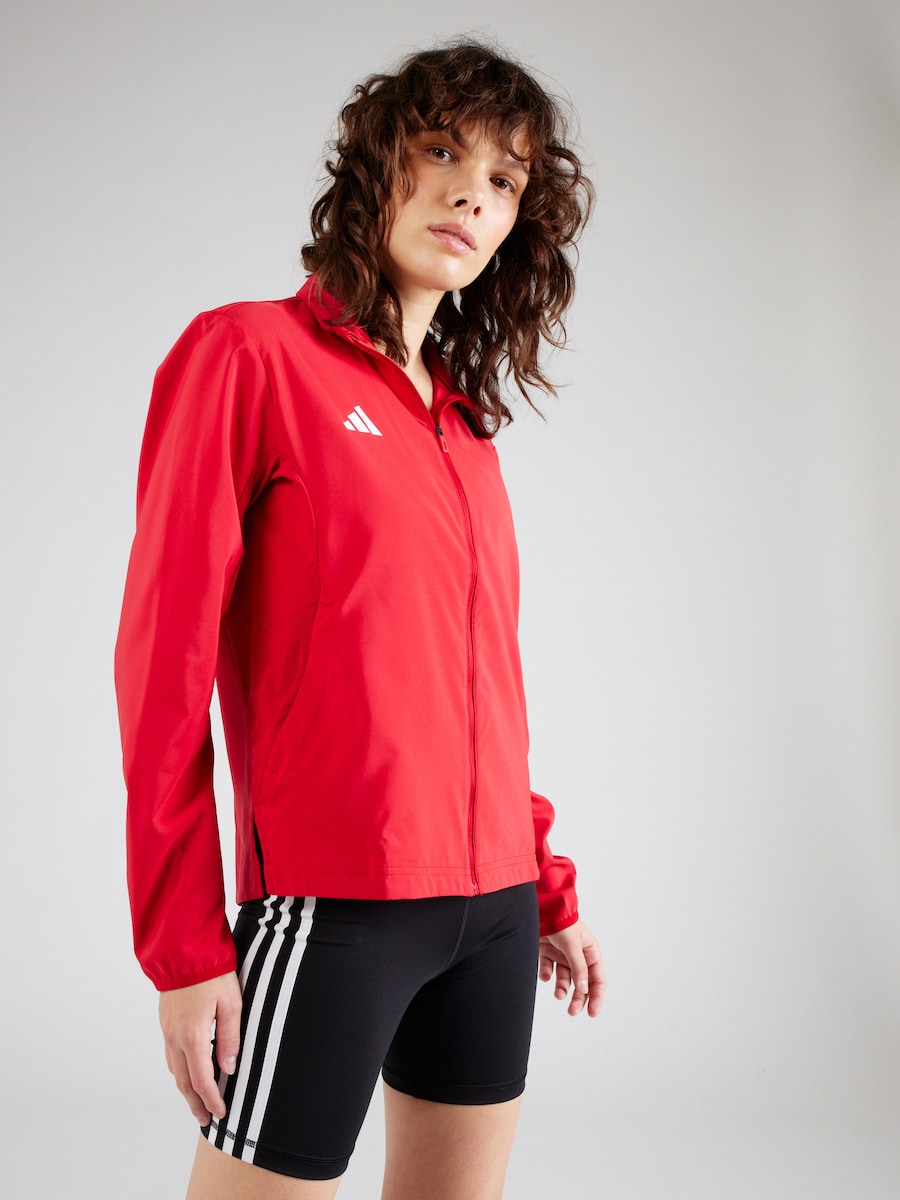 Спортивная куртка ADIDAS PERFORMANCE Adizero, кроваво-красный — фото 3