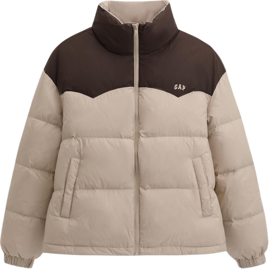 Пуховики и пальто женские GAP, хаки