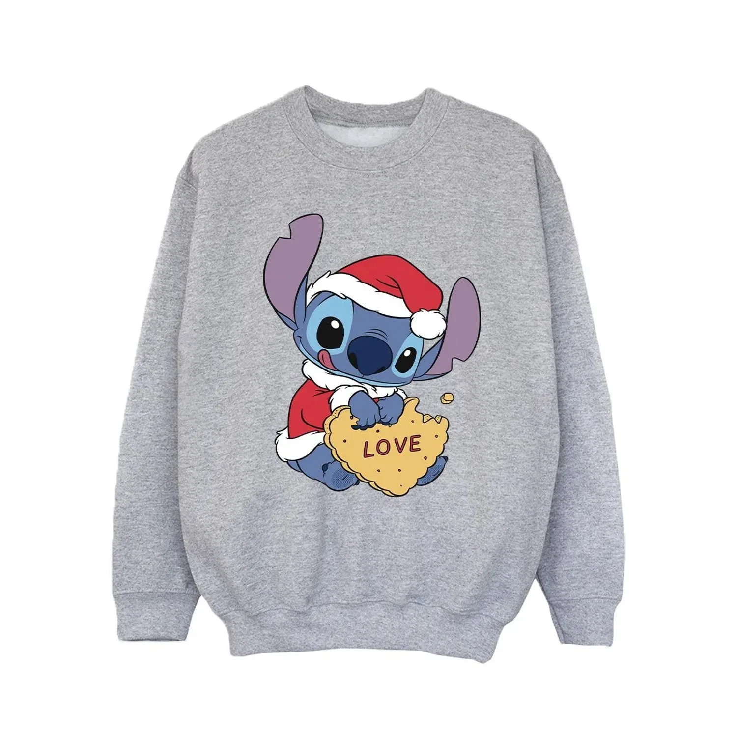 Свитшот с принтом Disney Lilo & Stitch, серый — фото 2