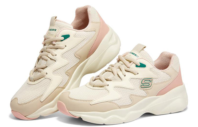 Кроссовки (WMNS) Skechers D Lites Airy Low-Top Running Shoes White 896041-OFPK, кремовый — фото 3