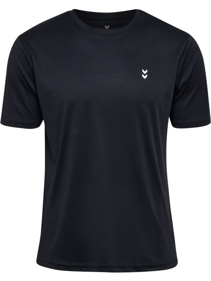 

Футболка "Pulse Training T-Shirt S/S" черного цвета Hummel