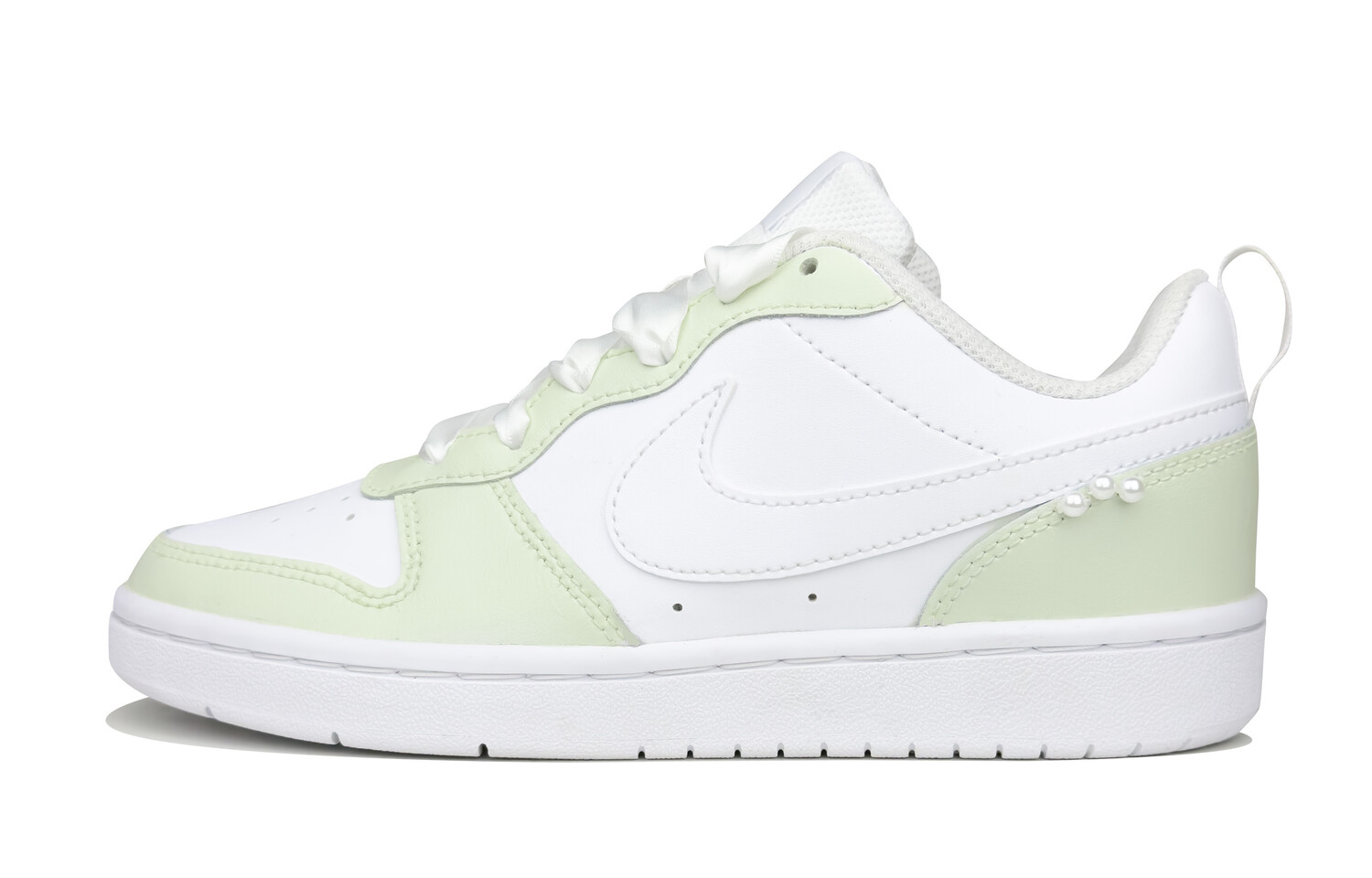 

Кроссовки Nike Court Borough Skateboarding Shoes Women's Low-top Green/White, светло-зеленый